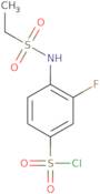 4-Ethanesulfonamido-3-fluorobenzene-1-sulfonyl chloride