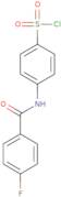 4-(4-Fluorobenzamido)benzene-1-sulfonyl chloride