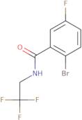 2-Bromo-5-fluoro-N-(2,2,2-trifluoroethyl)benzamide