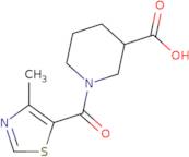 1-(4-Methyl-1,3-thiazole-5-carbonyl)piperidine-3-carboxylic acid