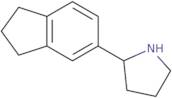 2-(2,3-Dihydro-1H-inden-5-yl)pyrrolidine