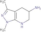 1,3-Dimethyl-1H,4H,5H,6H,7H-pyrazolo[3,4-b]pyridin-5-amine