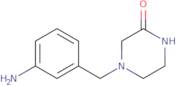 4-[(3-Aminophenyl)methyl]piperazin-2-one