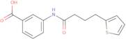 3-[4-(Thiophen-2-yl)butanamido]benzoic acid