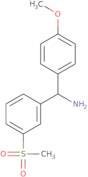 (3-Methanesulfonylphenyl)(4-methoxyphenyl)methanamine