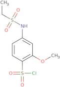 4-Ethanesulfonamido-2-methoxybenzene-1-sulfonyl chloride