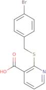 2-{[(4-Bromophenyl)methyl]sulfanyl}pyridine-3-carboxylic acid