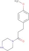 3-(4-Methoxyphenyl)-1-(piperazin-1-yl)propan-1-one