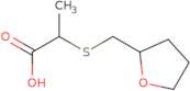2-[(Oxolan-2-ylmethyl)sulfanyl]propanoic acid