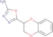 5-(2,3-Dihydro-1,4-benzodioxin-2-yl)-1,3,4-oxadiazol-2-amine