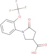 5-Oxo-1-(2-trifluoromethoxy-phenyl)pyrrolidine-3-carboxylic acid