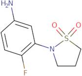 3-​(1,​1-Dioxido-​2-​isothiazolidinyl)​-​4-​fluoro-benzenamine
