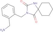 3-{[2-(Aminomethyl)phenyl]methyl}-1,3-diazaspiro[4.5]decane-2,4-dione