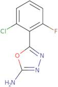 5-(2-Chloro-6-fluorophenyl)-1,3,4-oxadiazol-2-amine