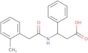 3-[2-(2-Methylphenyl)acetamido]-3-phenylpropanoic acid