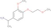 1-[3-Methoxy-4-(2-methoxyethoxy)phenyl]ethan-1-amine