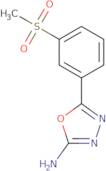 5-(3-Methanesulfonylphenyl)-1,3,4-oxadiazol-2-amine