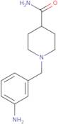 1-[(3-Aminophenyl)methyl]piperidine-4-carboxamide