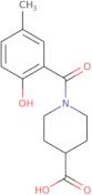 1-(2-Hydroxy-5-methylbenzoyl)piperidine-4-carboxylic acid