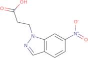 3-(6-Nitro-1H-indazol-1-yl)propanoic acid