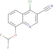 4-Chloro-8-(difluoromethoxy)quinoline-3-carbonitrile