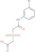 2-{[(3-Bromophenyl)carbamoyl]methanesulfonyl}acetic acid