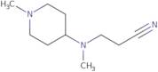 3-(Methyl(1-methylpiperidin-4-yl)amino)propanenitrile