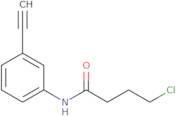 4-Chloro-N-(3-ethynylphenyl)butanamide