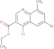 ethyl 6-bromo-4-chloro-8-methylquinoline-3-carboxylate