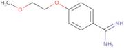 4-(2-Methoxyethoxy)benzene-1-carboximidamide