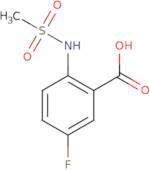 5-Fluoro-2-[(methylsulfonyl)amino]benzoic acid