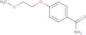 4-(2-Methoxyethoxy)benzene-1-carbothioamide