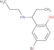 4-Bromo-2-[1-(propylamino)propyl]phenol