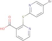 2-[(5-Bromopyridin-2-yl)sulfanyl]pyridine-3-carboxylic acid