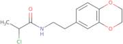 2-Chloro-N-[2-(2,3-dihydro-1,4-benzodioxin-6-yl)ethyl]propanamide