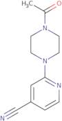 2-(4-Acetylpiperazin-1-yl)pyridine-4-carbonitrile