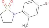 2-(4-Bromo-2-methylphenyl)-1,2-thiazolidine-1,1-dione