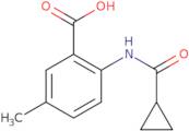 2-[(Cyclopropylcarbonyl)amino]-5-methylbenzoic acid