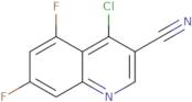 4-Chloro-5,7-difluoroquinoline-3-carbonitrile