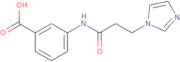 3-[3-(1H-Imidazol-1-yl)propanamido]benzoic acid