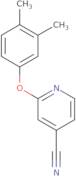 2-(3,4-Dimethylphenoxy)pyridine-4-carbonitrile