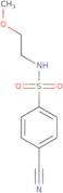 4-Cyano-N-(2-methoxyethyl)benzene-1-sulfonamide