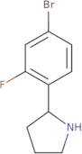 2-(4-Bromo-2-fluorophenyl)pyrrolidine