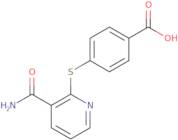 4-[(3-Carbamoylpyridin-2-yl)sulfanyl]benzoic acid