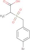 2-[(4-Bromophenyl)methanesulfonyl]propanoic acid