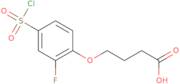 4-[4-(Chlorosulfonyl)-2-fluorophenoxy]butanoic acid