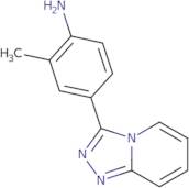 2-Methyl-4-{[1,2,4]triazolo[4,3-a]pyridin-3-yl}aniline