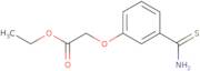 Ethyl 2-(3-carbamothioylphenoxy)acetate