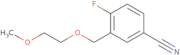 4-Fluoro-3-[(2-methoxyethoxy)methyl]benzonitrile