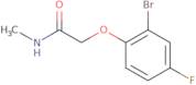 2-(2-Bromo-4-fluorophenoxy)-N-methylacetamide